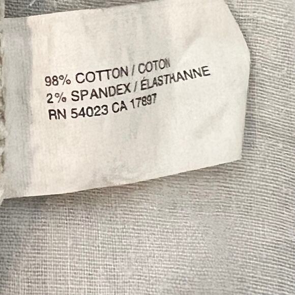 Gap Outlet Womens Khaki Shorts Size 14 Light Gray-Beige - Picture 5 of 6